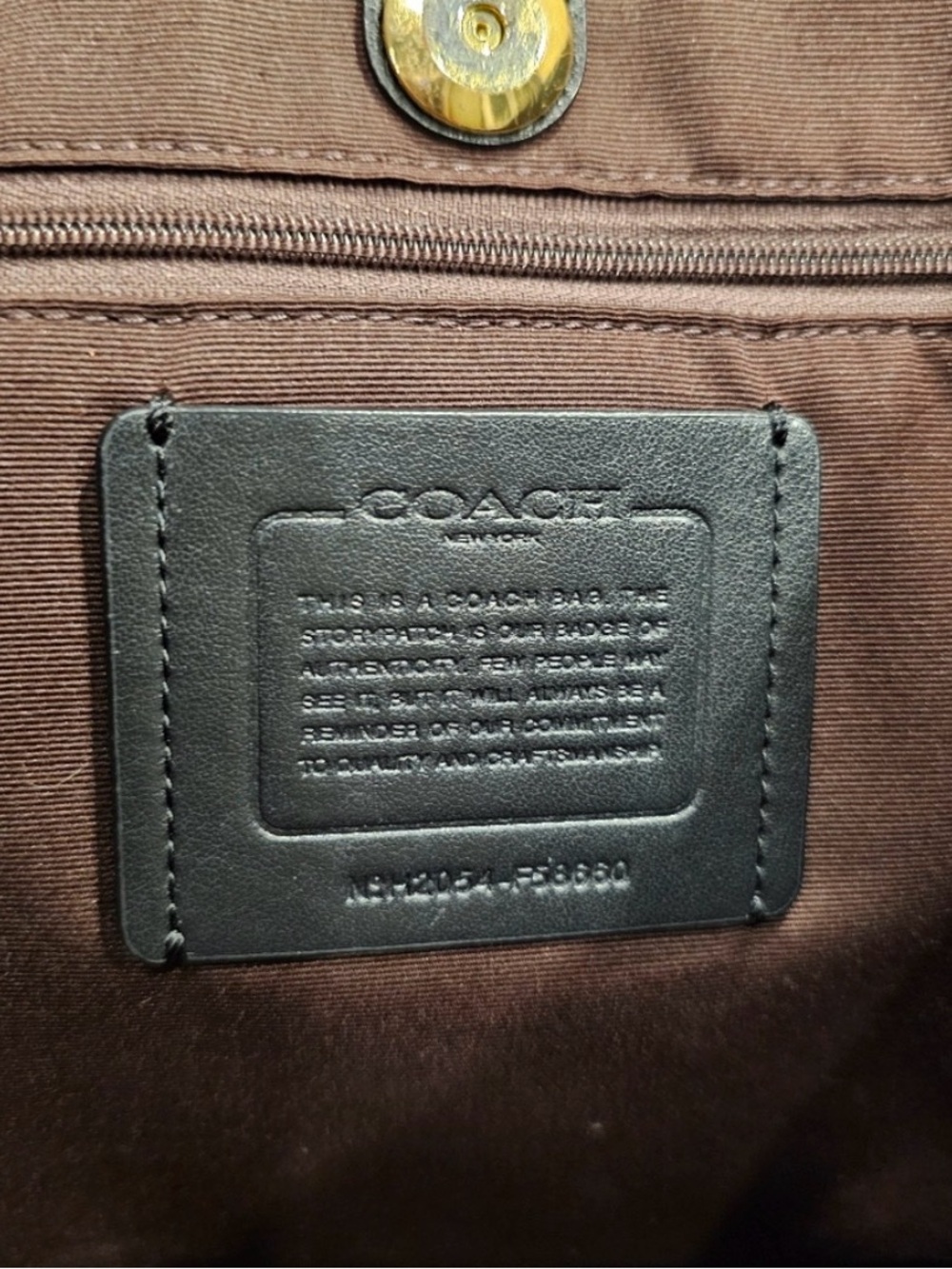 Coach Black Derby bag - Picture 6 of 10